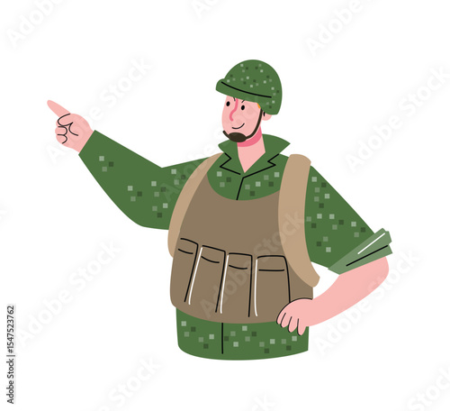Soldier in Military Uniform	
