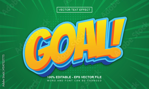 Goal text effect