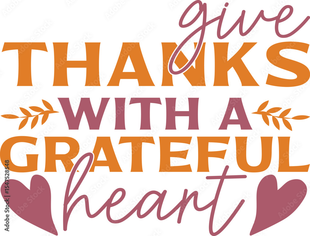 Obraz premium thanksgivimg illustration t-sirt design