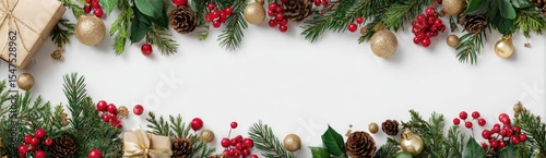 Festive Christmas Border