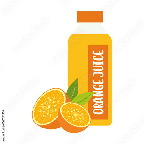 Assorted juice and bubble tea bottles with fruits and straws. Summer cool drinks