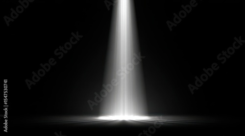 Spotlight on black background (1)