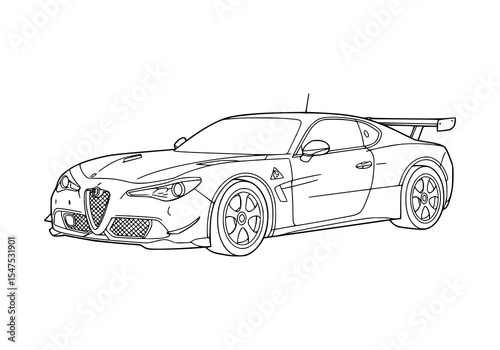 sports car coloring pages
