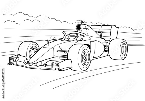 race car coloring book