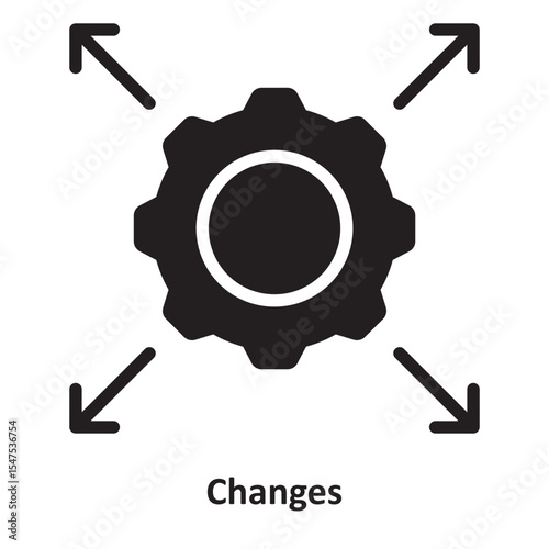 Changes Vector Icon which can easily modify or edit