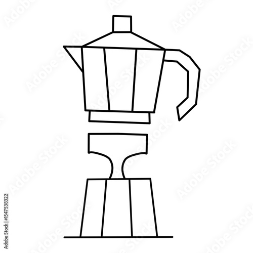 hot drink brewing instructions vector