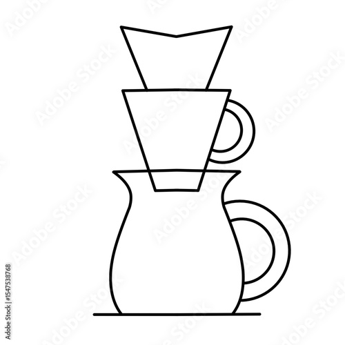 hot drink brewing instructions vector