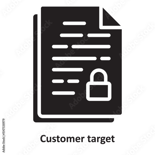 Customer target Vector Icon which can easily modify or edit