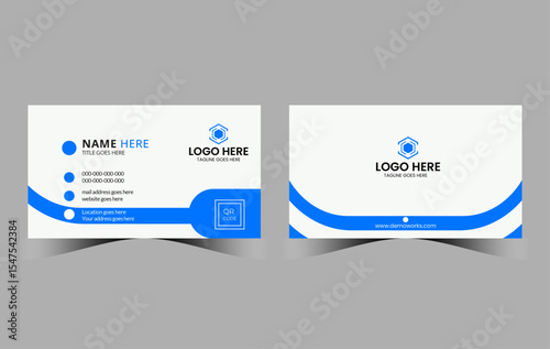 Modern Business Card - Creative and Clean Business Card Template.
