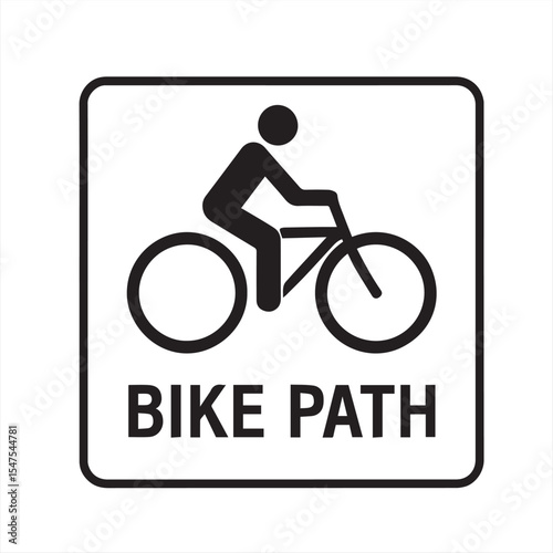 bike lane sign