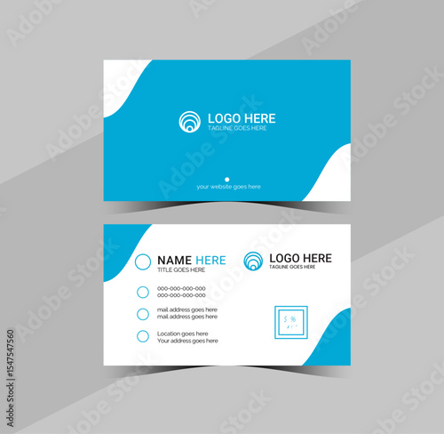 Modern Business Card - Creative and Clean Business Card Template.
