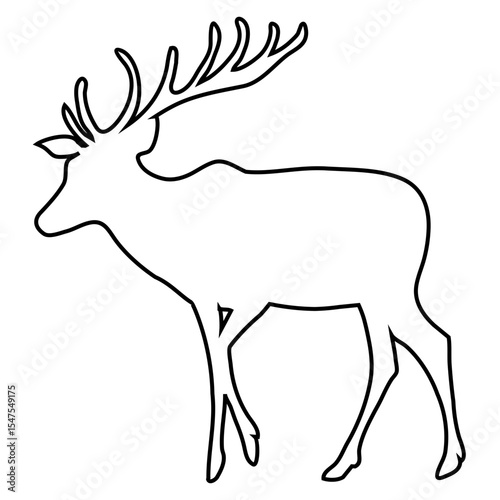 buck deer Icon Line_1