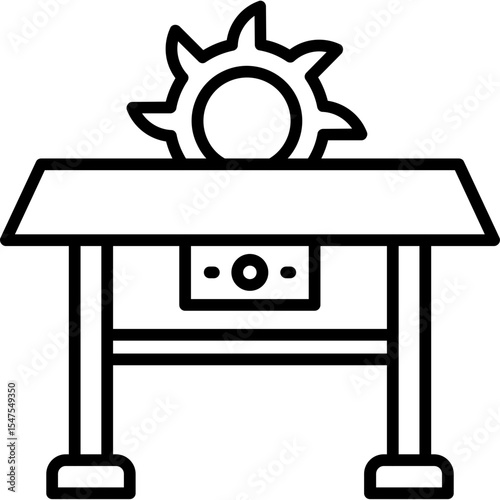 Table Saw Icon