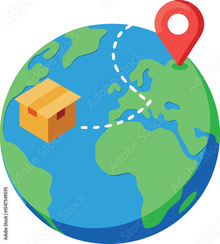 Global package delivery tracking and location