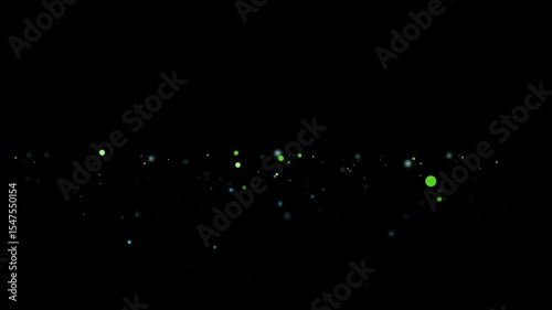 Glowing Bokeh Light Overlay Set – Abstract Particle Backgrounds