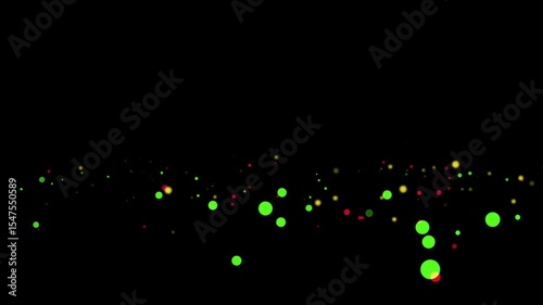 Glowing Bokeh Light Overlay Set – Abstract Particle Backgrounds
