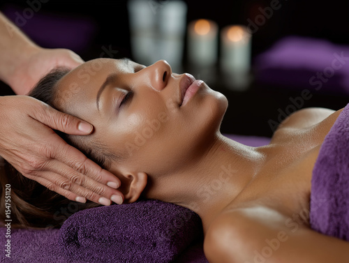 A serene massage therapy se...