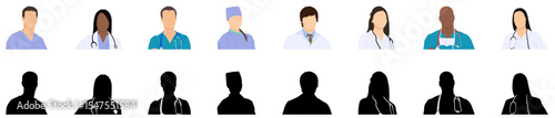 Professional doctor avatars