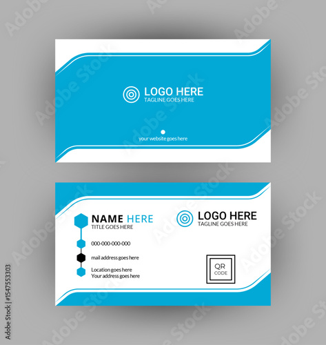 Modern Business Card - Creative and Clean Business Card Template.