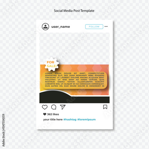 Social Media Post Template - Instagram