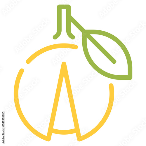 Exotic Fruit Pala Vector Illustration