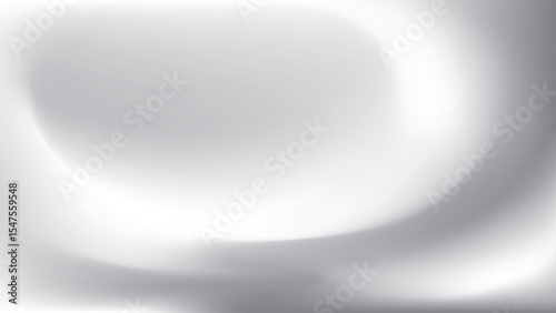 Abstract white and gray gradient background. Vector illustration.