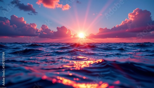 a breathtaking ocean sunset