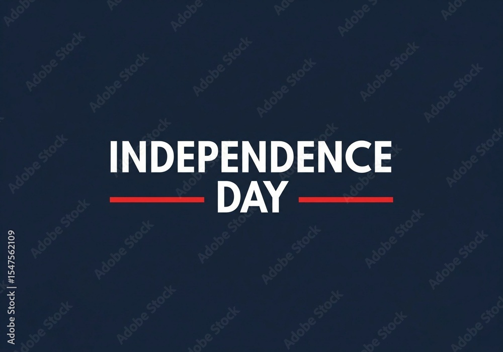 Fototapeta premium Celebrating Independence Day A Patriotic Graphic Design