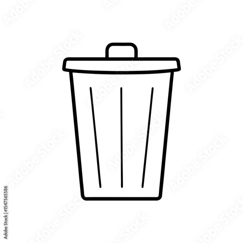 vector trash can icon