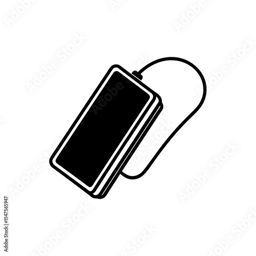 usb flash drive isolated