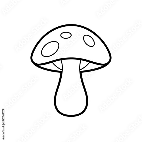 mushroom isolated on white background
