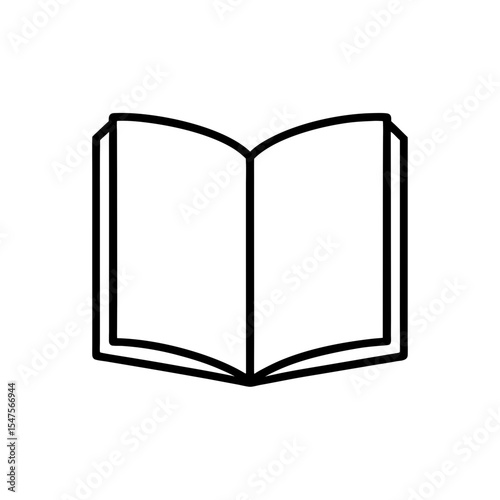 book icon on white background  .