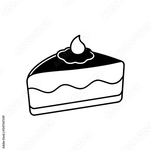 chocolate fudge cake                   .svg