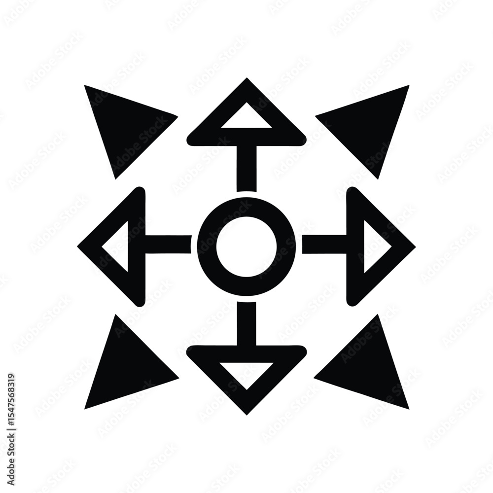 Geometric Arrow Icon Set  Directional Navigation Vectors with Unique Shape Variants for UI and Infographics, arrow, icon set, vector, navigation, eps, trendy vector eps