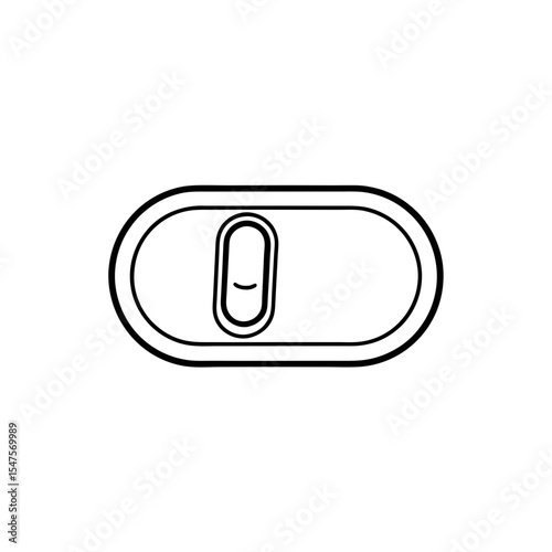 light switch icon on white background  .svg