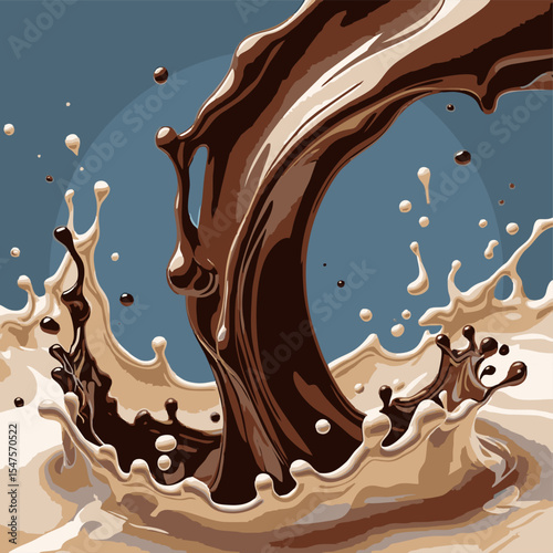 Melted Milk Chocolate