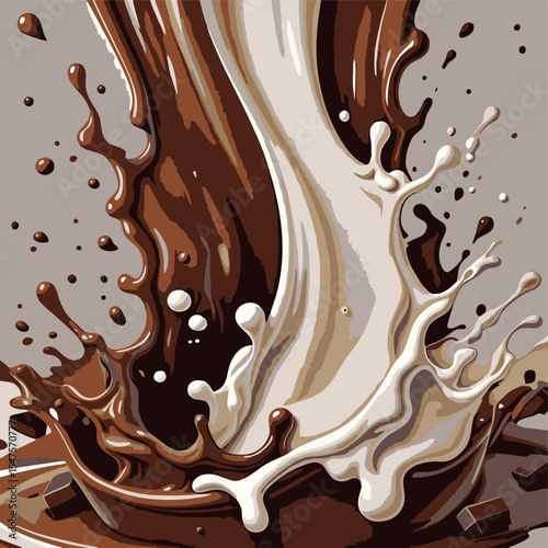 Melted Milk Chocolate