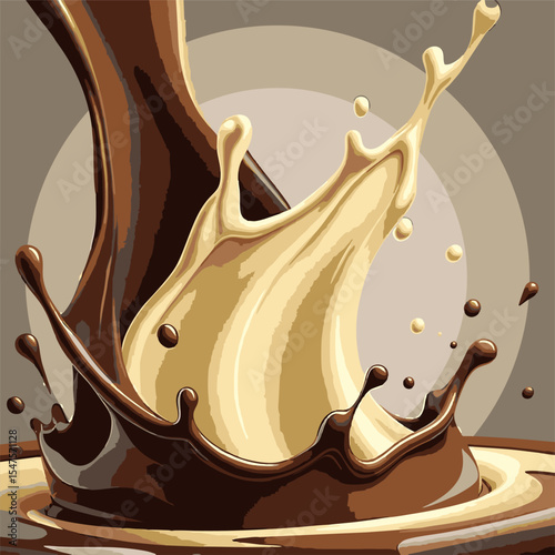 Melted Milk Chocolate