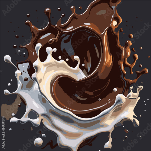 Melted Milk Chocolate