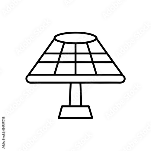 solar panel icon on white background  .svg