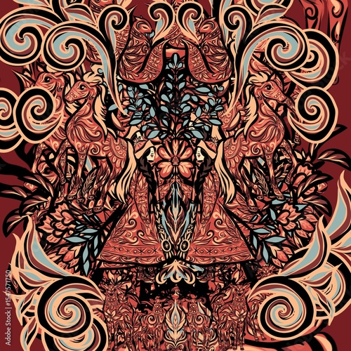 very bright colorful holiday pictures
