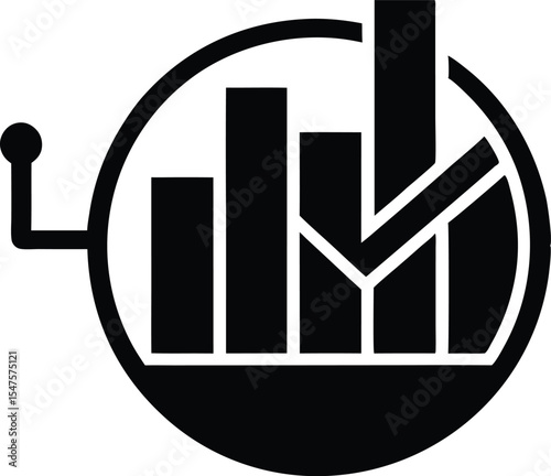analysis vector icon.eps