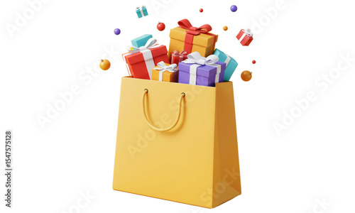 colorful shopping bags