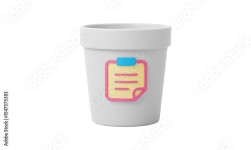 white plastic bottle