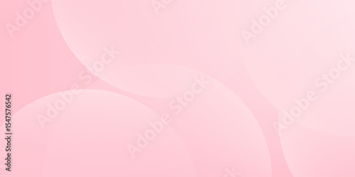 Abstract pink curve background, pink beauty dynamic wallpaper with circle shapes. Template banner background for beauty products, sales, ads, pages, events, web, and others