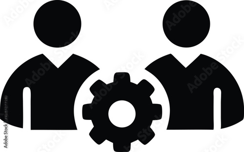 collaboration vector icon.eps