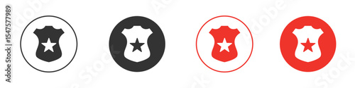 Police badge icon