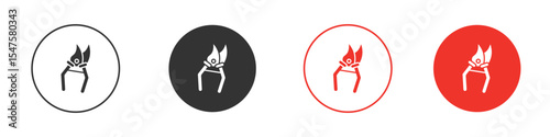 Pruning shears icon