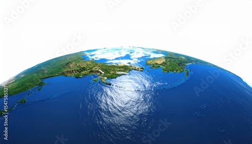 Earth's Horizon: Global View from Space - Blue Planet