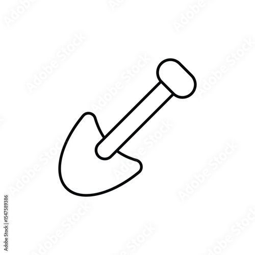 Shovel  Icon vector